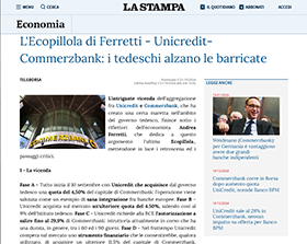 Unicredit-Commerzbank: i tedeschi alzano le barricate